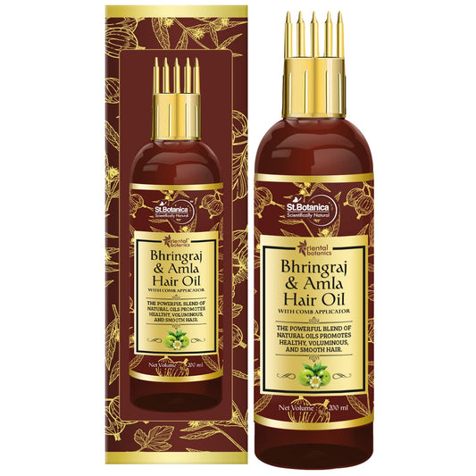 Oriental Botanics Bhringraj & Amla Hair Oil: 200 ml