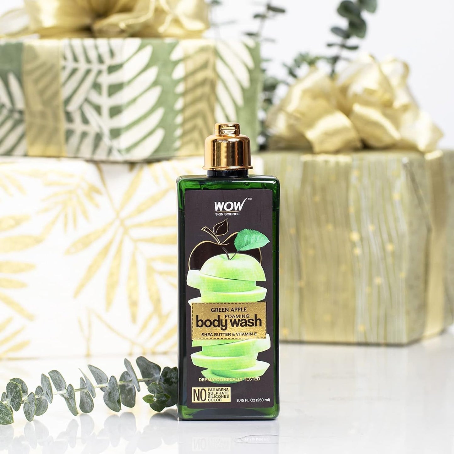 WOW Green Apple Foaming Body Wash: 250 ml