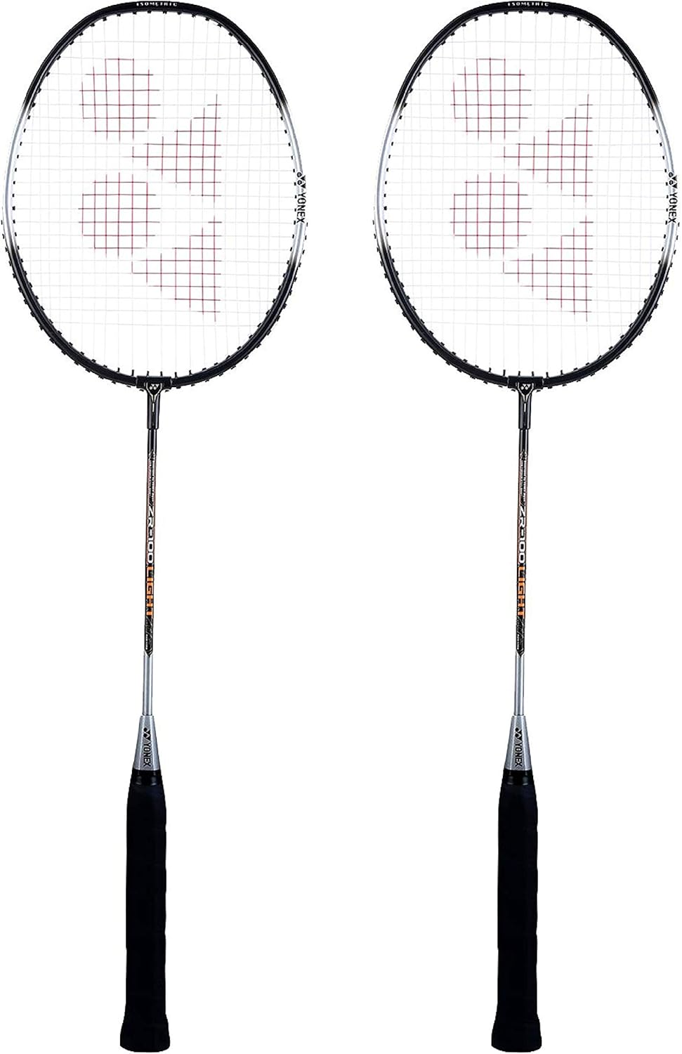 Yonex ZR 100 Light Aluminum Blend Badminton Racquet: Full Cover, Set of 2,