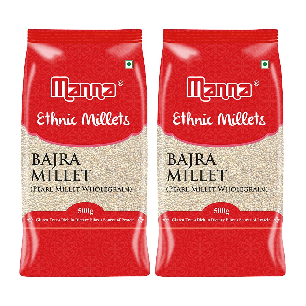 Manna Bajra Pearl Millet: 500g, Pack of