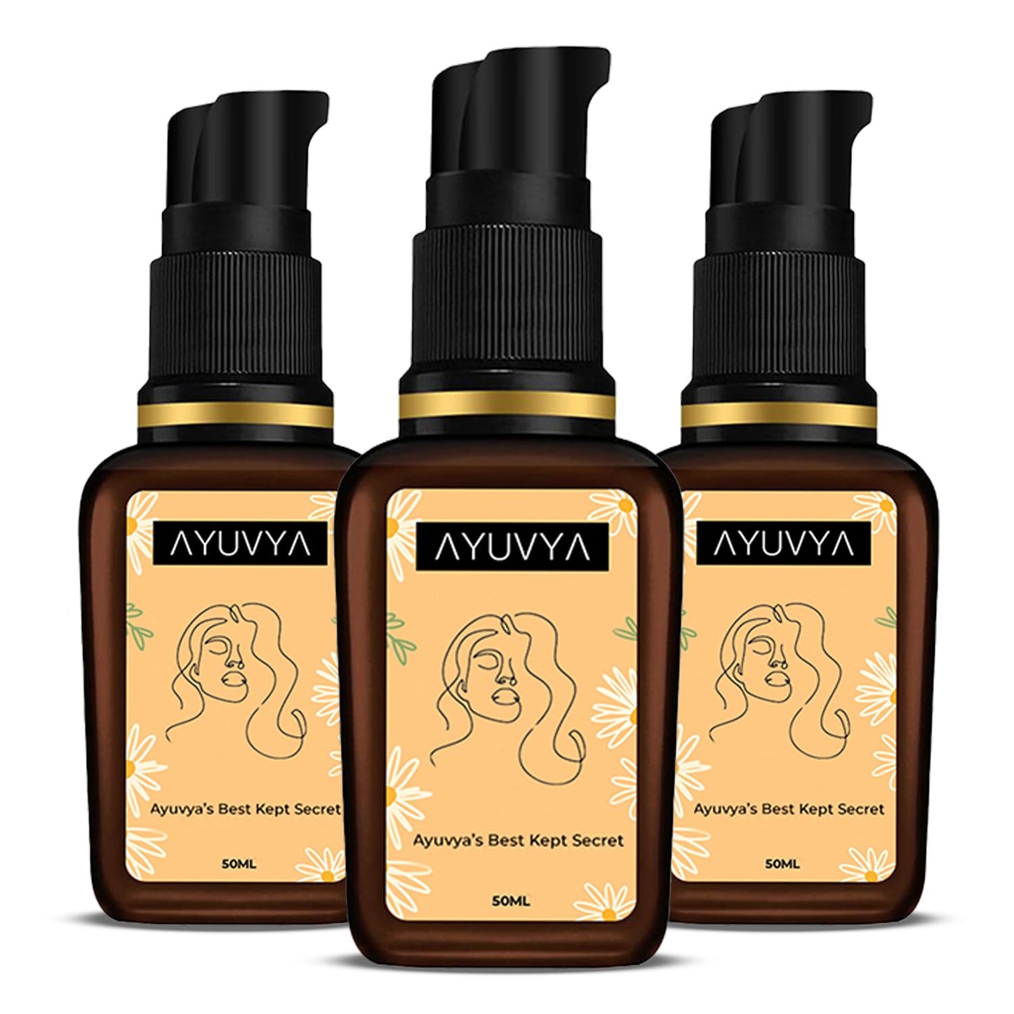 Ayuvya Ayurvedic Women Massage Oil for Women, Natural Herbal, No Paraben & Chemical, 50ml