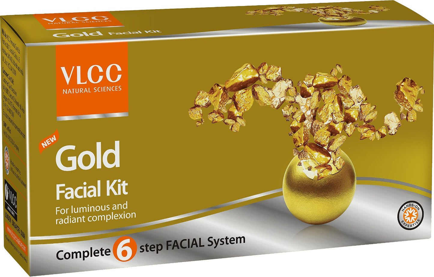 VLCC Gold Complete 6 Step Facial Kit: