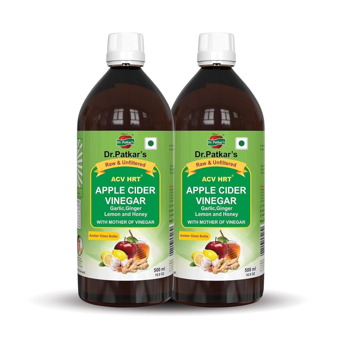 Dr. Patkar's Apple Cider Vinegar Garlic, Ginger, Lemon, Honey:
