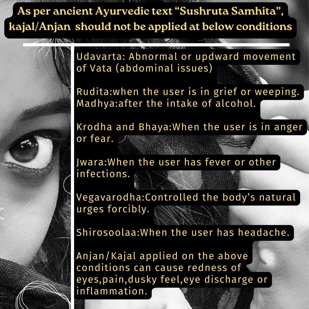 TATSAT Ayurvedic Kajal Pencil: Triphala Soot
