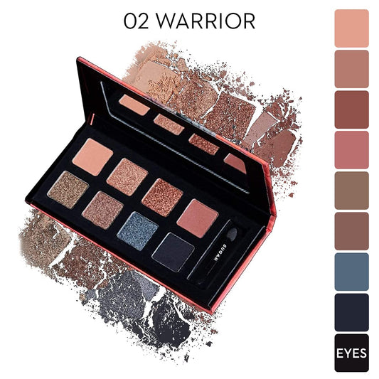 SUGAR Cosmetics Blend The Rules Eyeshadow Palette: 02 Warrior Smokey