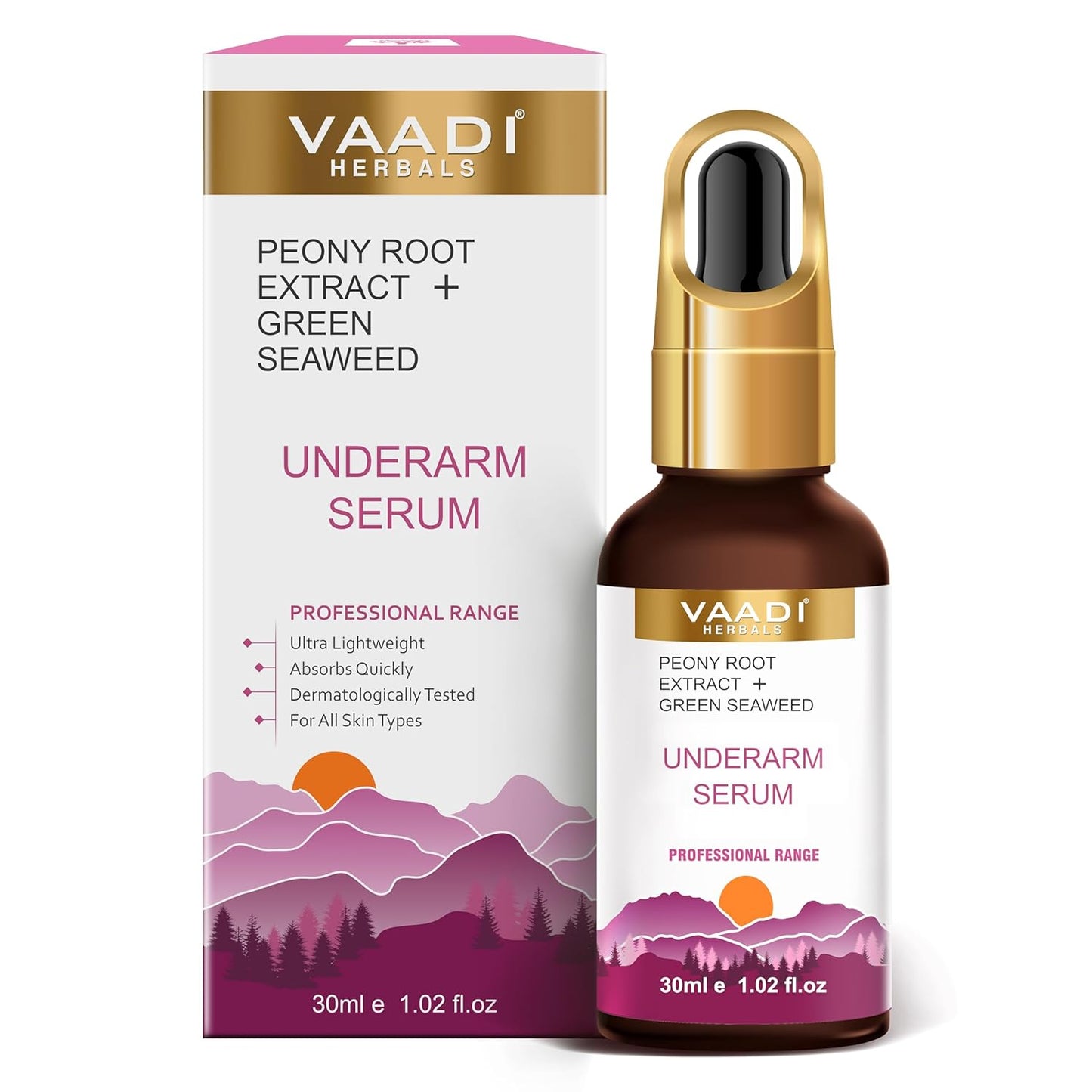 Vaadi Hebals Underarm Serum with Peony Root & Green Seaweed,