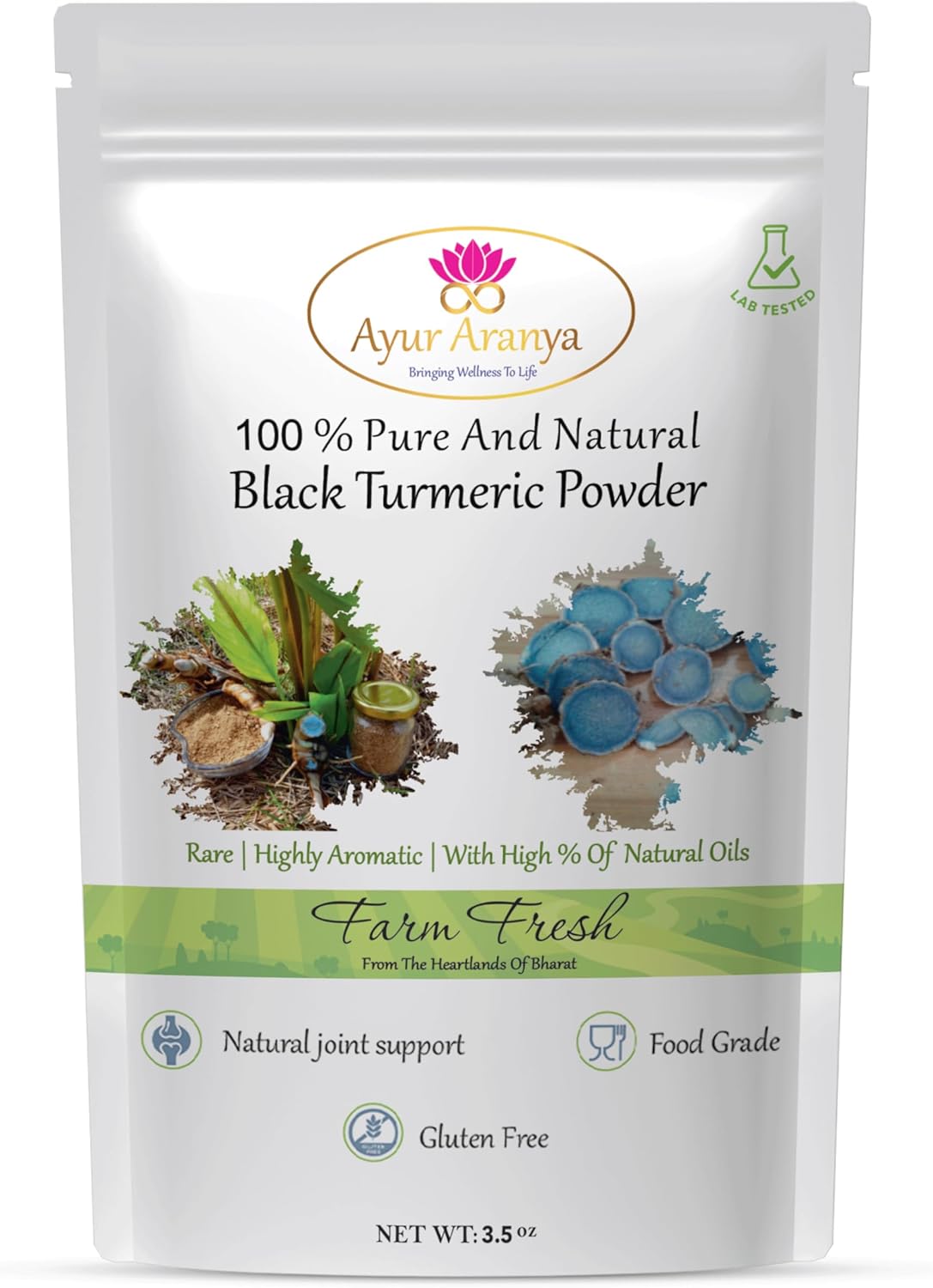 Ayur Aranya Black Turmeric Powder:
