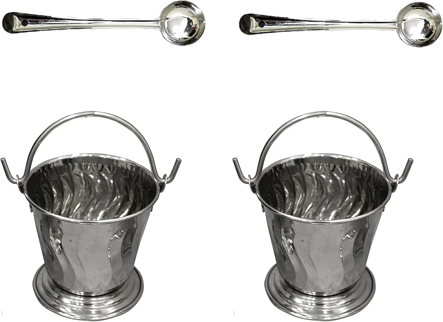 iKonbi Stainless Steel Serving Bucket with Spoodle Classic Serving Set – Set of