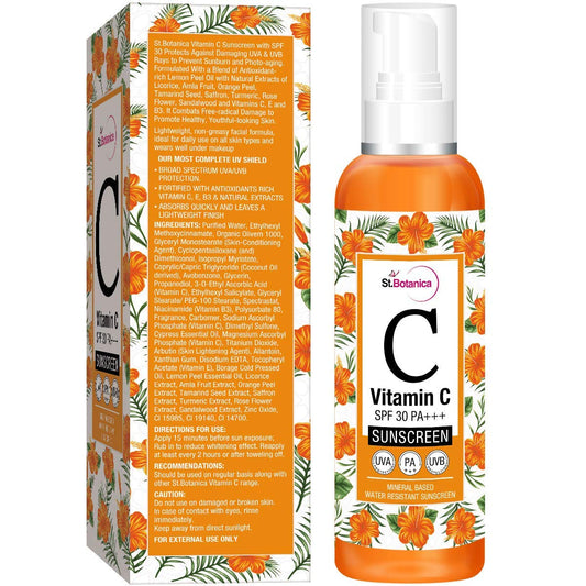 StBotanica Vitamin C Sunscreen: SPF 30 PA+++, 120 ml