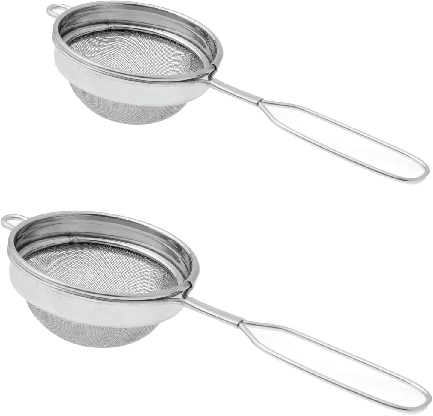 iKonbi Tea Strainer Set Classic Wire Handle, Size 9 & 9.5, Pack of 2