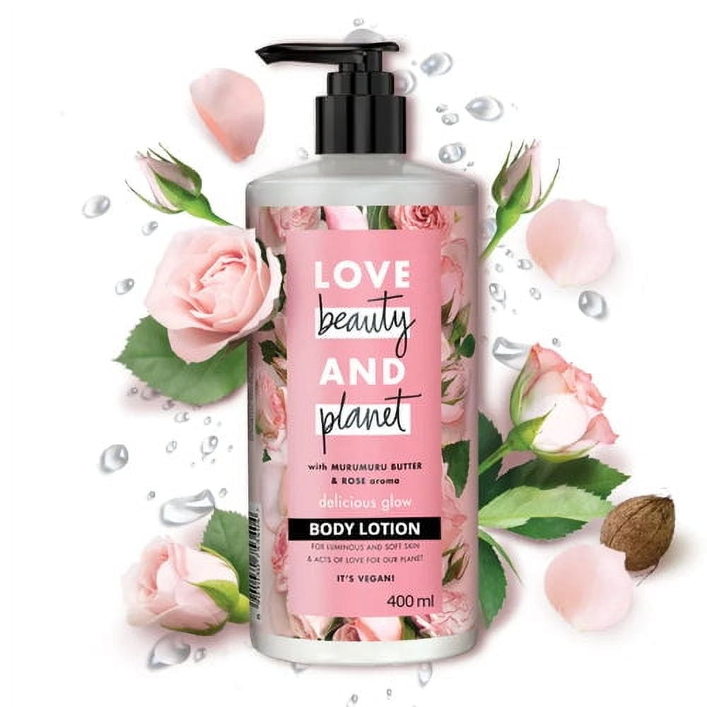 Love Beauty and Planet Murumuru Butter & Rose Delicious Glow BodyLotion - 400ml
