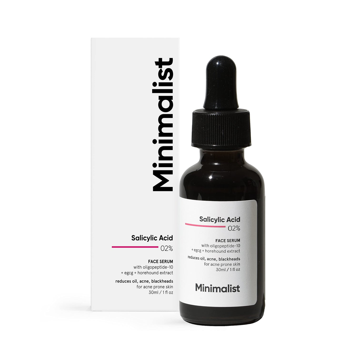 Minimalist 2% Salicylic Acid Serum For Acne, Blackheads & Open Pores | Reduces Excess Oil