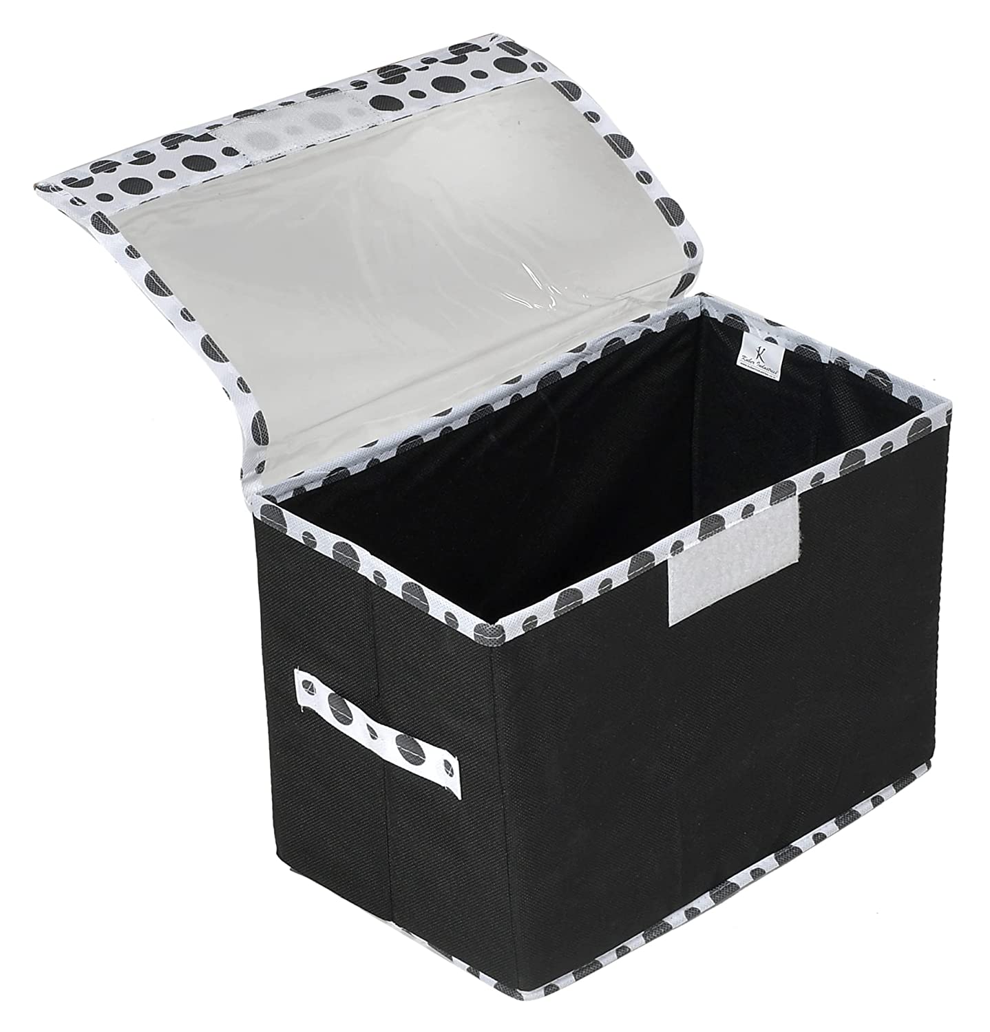 Kuber Industries Dot Printed Foldable Small Non-Woven Storage Box