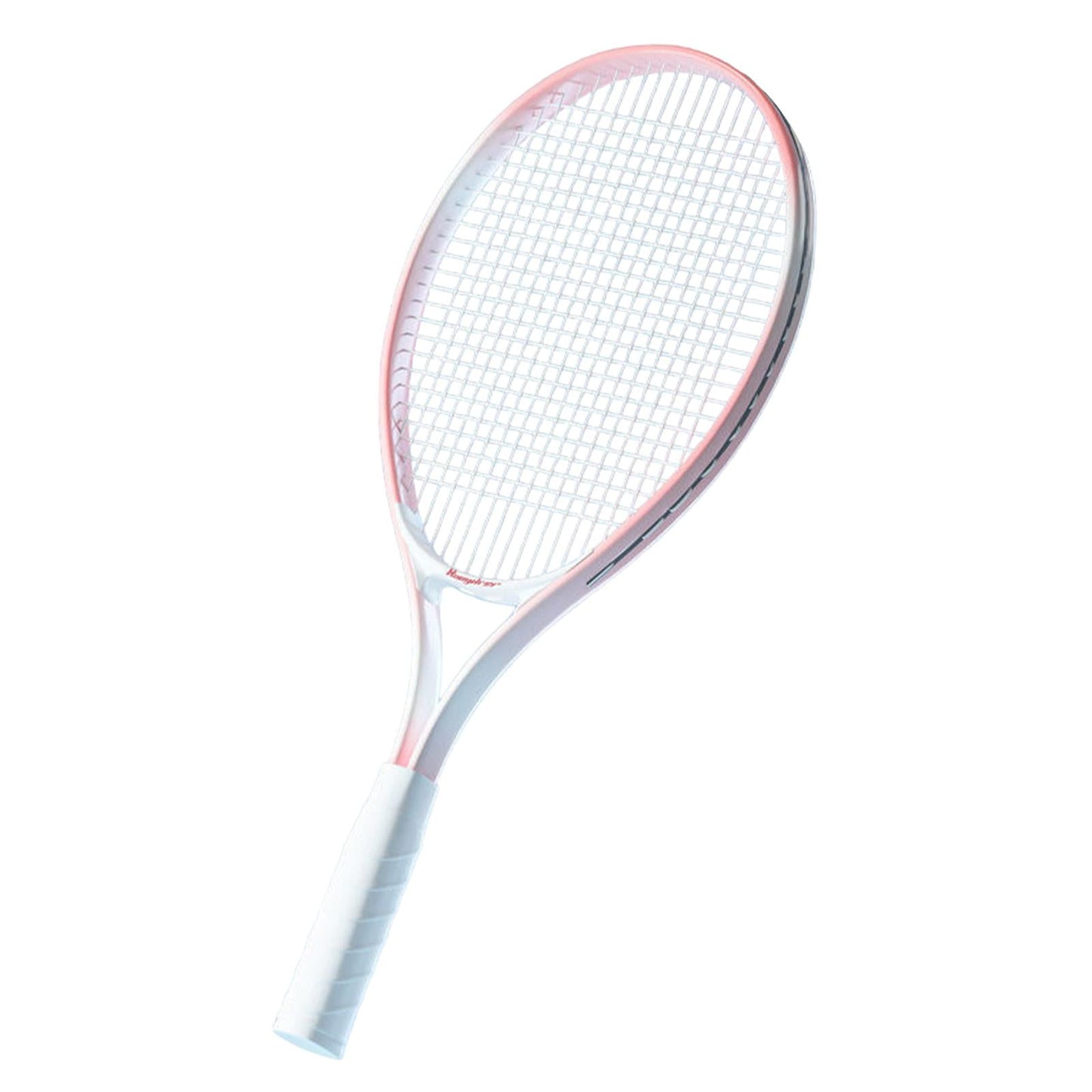 Moyitang Tennis Racket Portable Single Racquet for Park Backyard Garden Pink