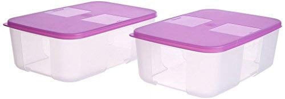 Tupperware Plastic Freezer Mate Set - Set of 2, Assorted