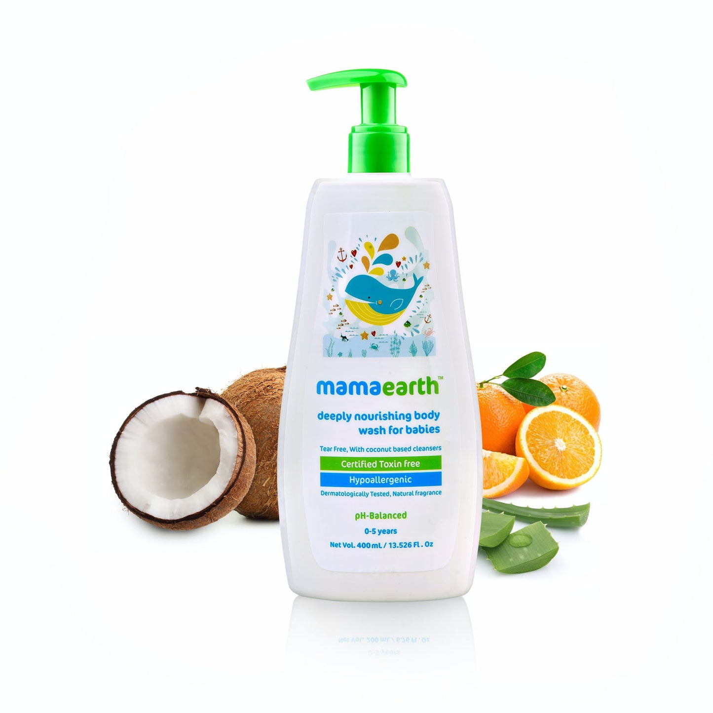 Mamaearth Deeply Nourishing BodyWash For Babies - 400 ml