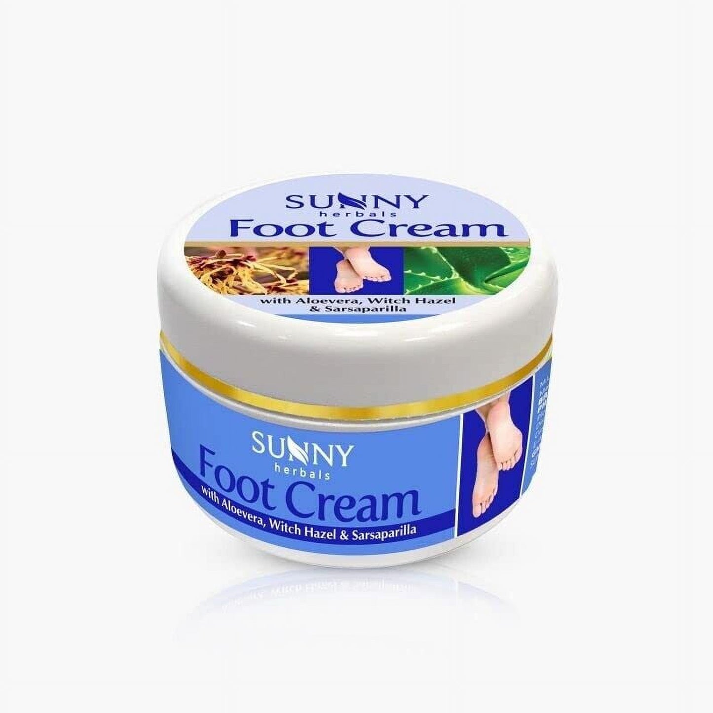 Bakson Sunny Herbals Foot Cream with Aloe Vera (100gm)