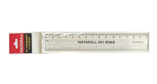 Nataraj 621 Scale 15 CM | Pack of 20