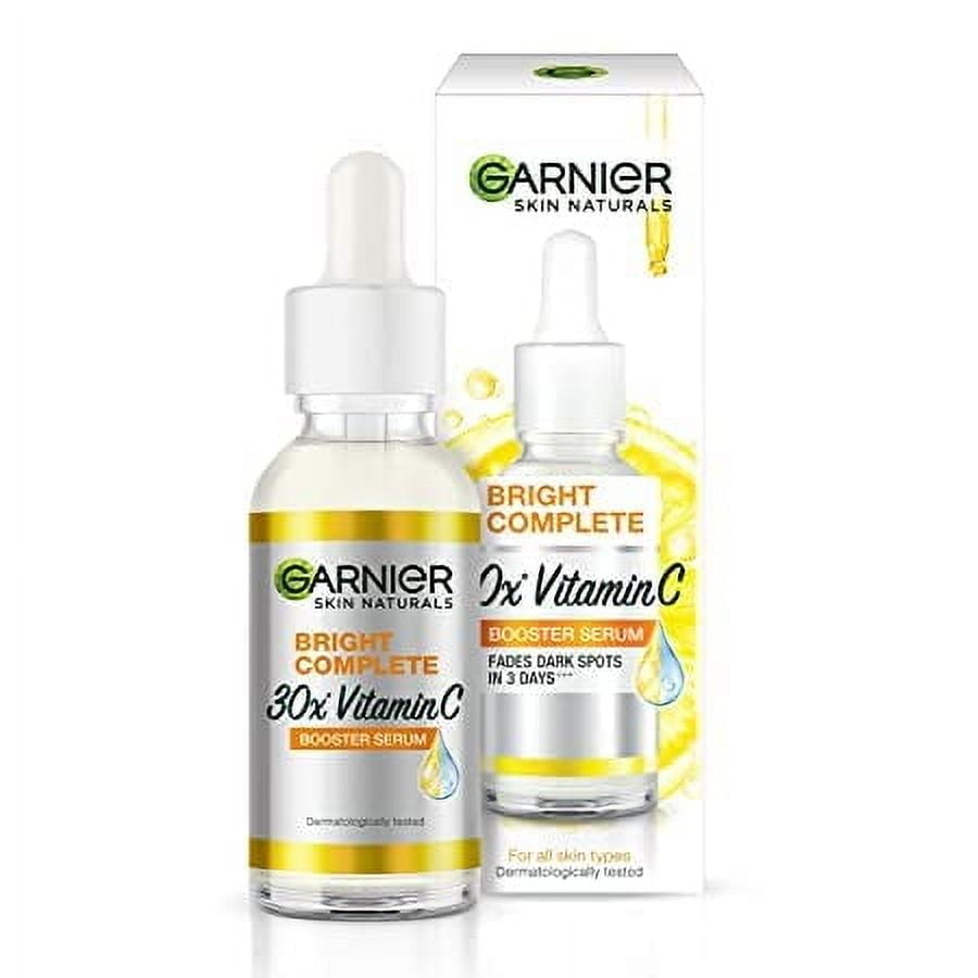 Garniers Bright Complete Vitamin C FaceSerum 50ml - Get Spot-less, Bright Skin | Lightweig
