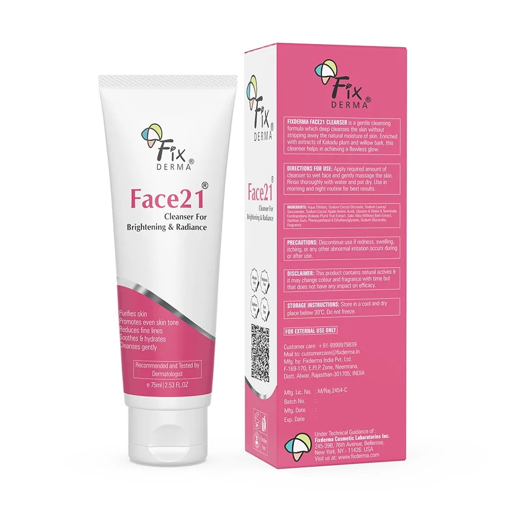1% Kakadu Plum + 1% Willow Bark | Face 21 Cleanser for all skin types 75ml