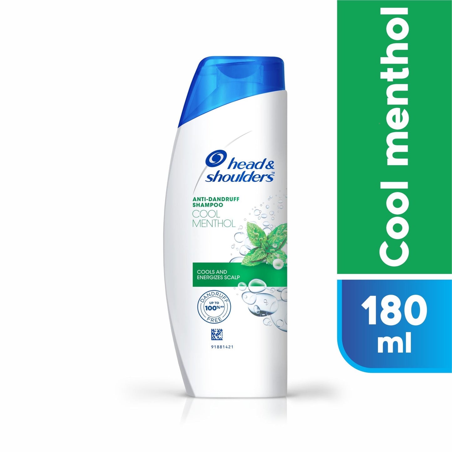 Head & Shoulders , Anti Dandruff Shampoo, Cool Menthol , 180 ML