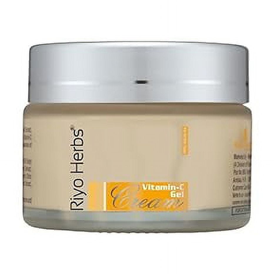 Riyo Herbs Vitamin-C Gel Moisturizer With Vit-E, Rosehip Oil & Lemon Peel Extracts For Fig