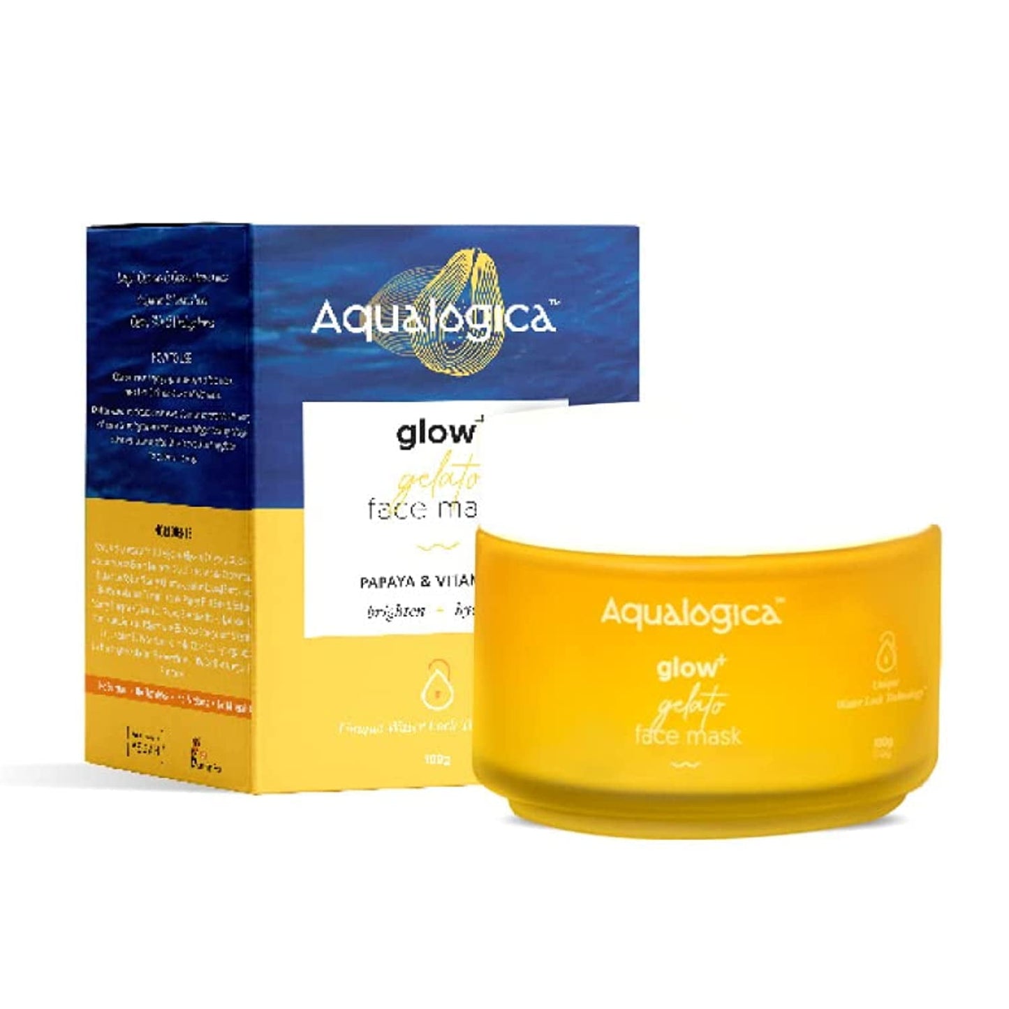 Aqualogica Glow+ Gelato FacePack for Illuminating Glow, Evens Skin Tone & Reduces Dark Spo