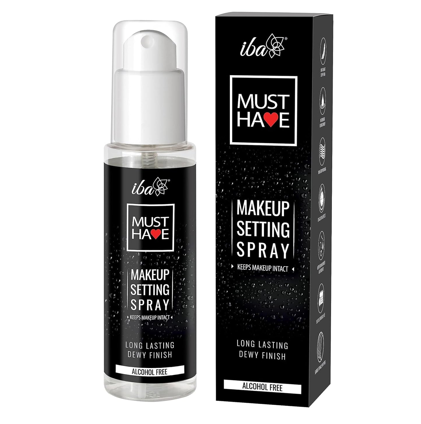 Iba Must Have Makeup Setting Spray: 100ml, Long Lasting Dewy Finish,