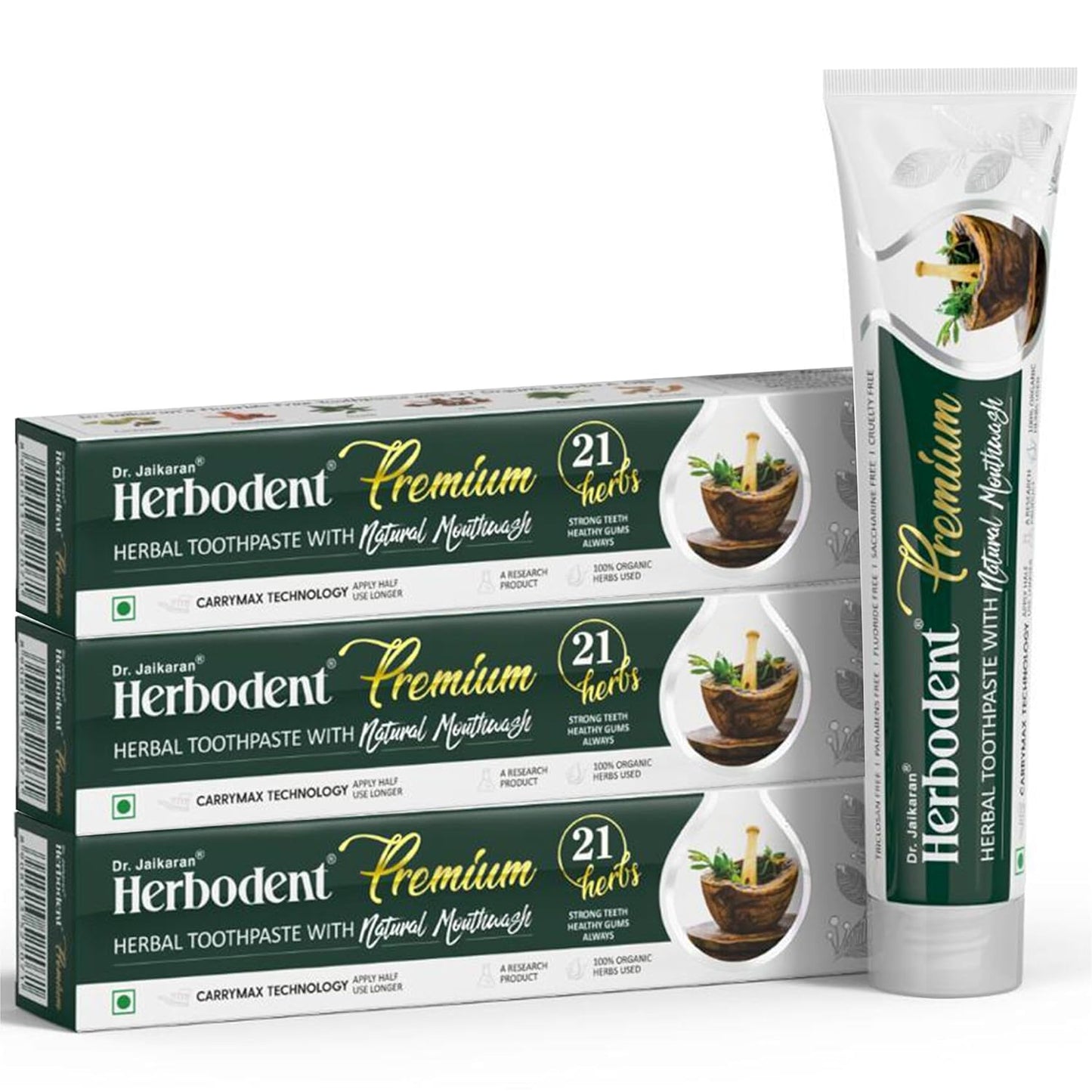 Herbodent Dr JAIKARAN's Premium Tooth Paste (Best Herbal Tooth Paste for Complete Oral Care)