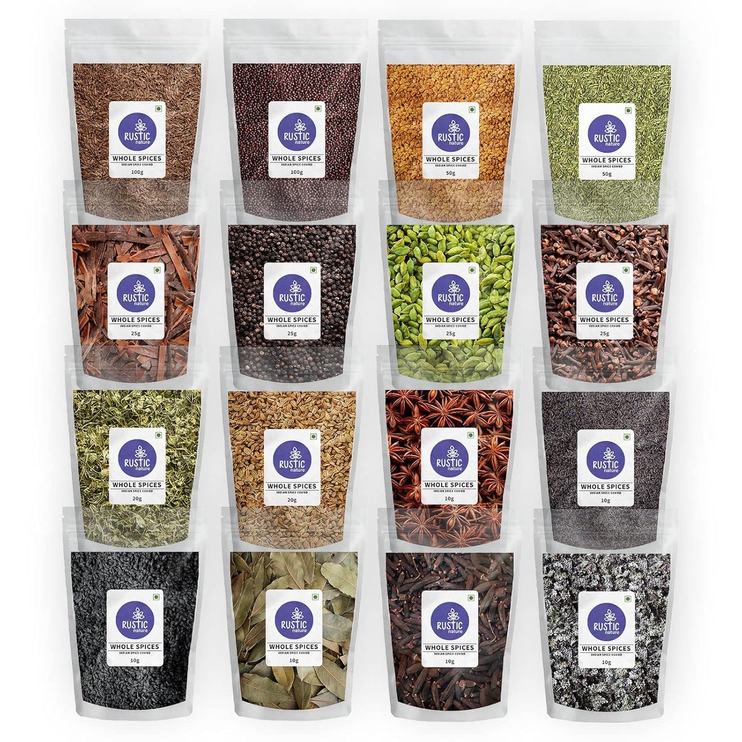 Rustic Nature Whole Indian Garam Masala: 500g, Pack of