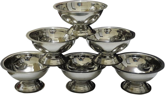 iKonbi Ice Cream Cups/Soup Bowls with Heavy Gauge Ice Cream Scoop Set of 6