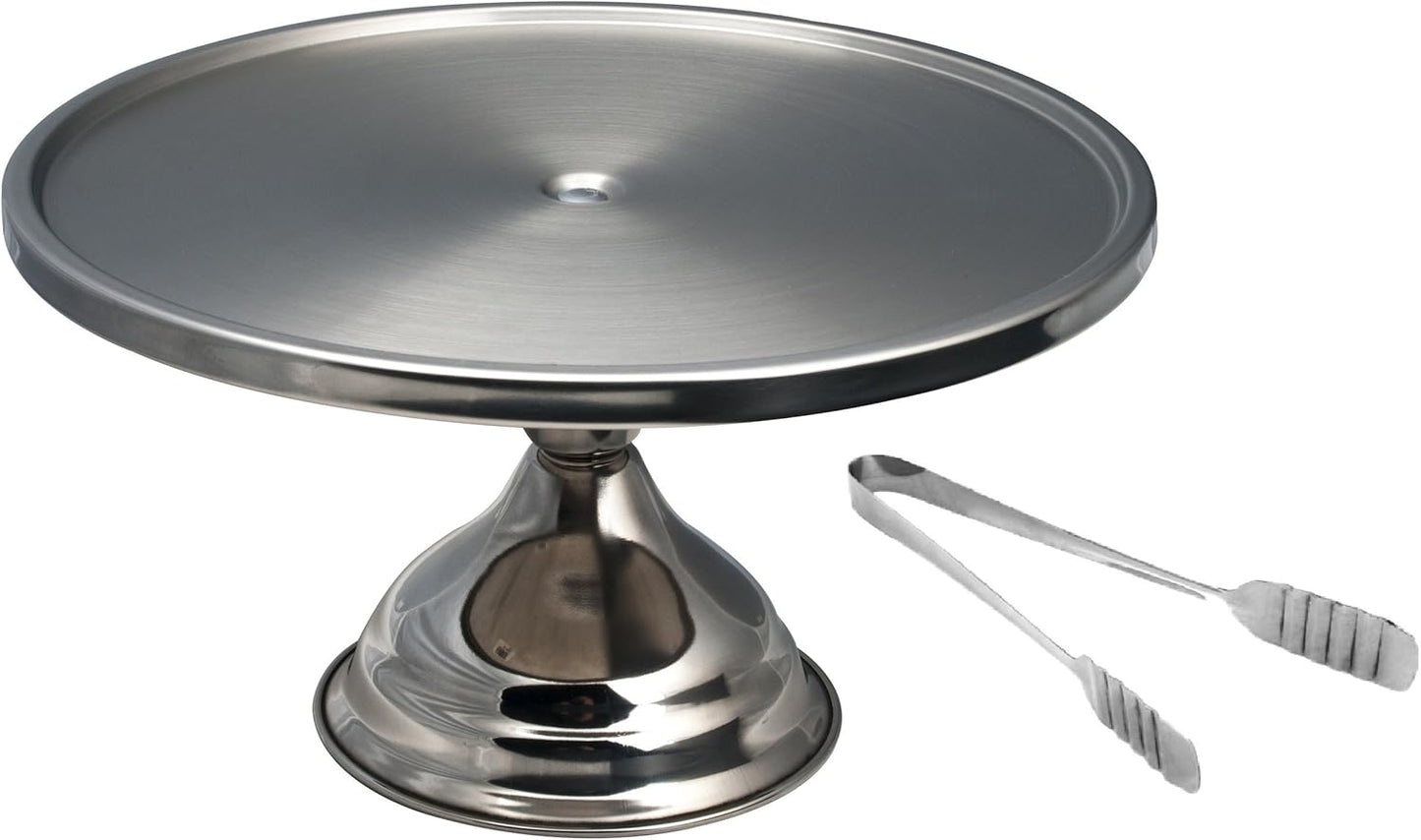 iKonbi Cake/Pizza Stand and Cake Tong Set of