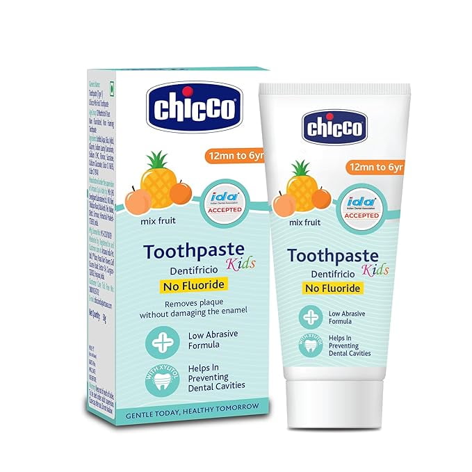 Chicco Toothpaste, Mixed Fruit Flavour for 1 year to 6 year 50gm