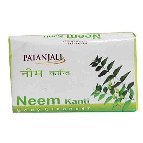 Patanjali Kanti Neem Soap (Body Cleanser) 75gm (Pack of 2)