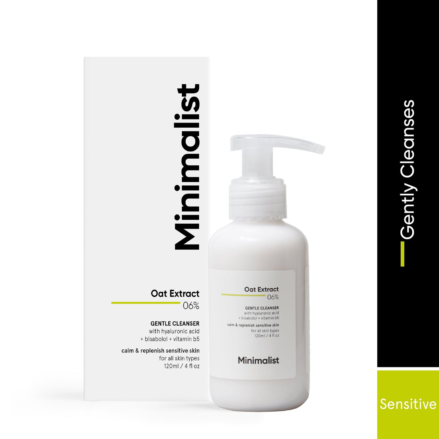 Minimalist Gentle Cleanser 6% Oat Extract For Sensitive Skin | Hydrating | Sulphate Free |