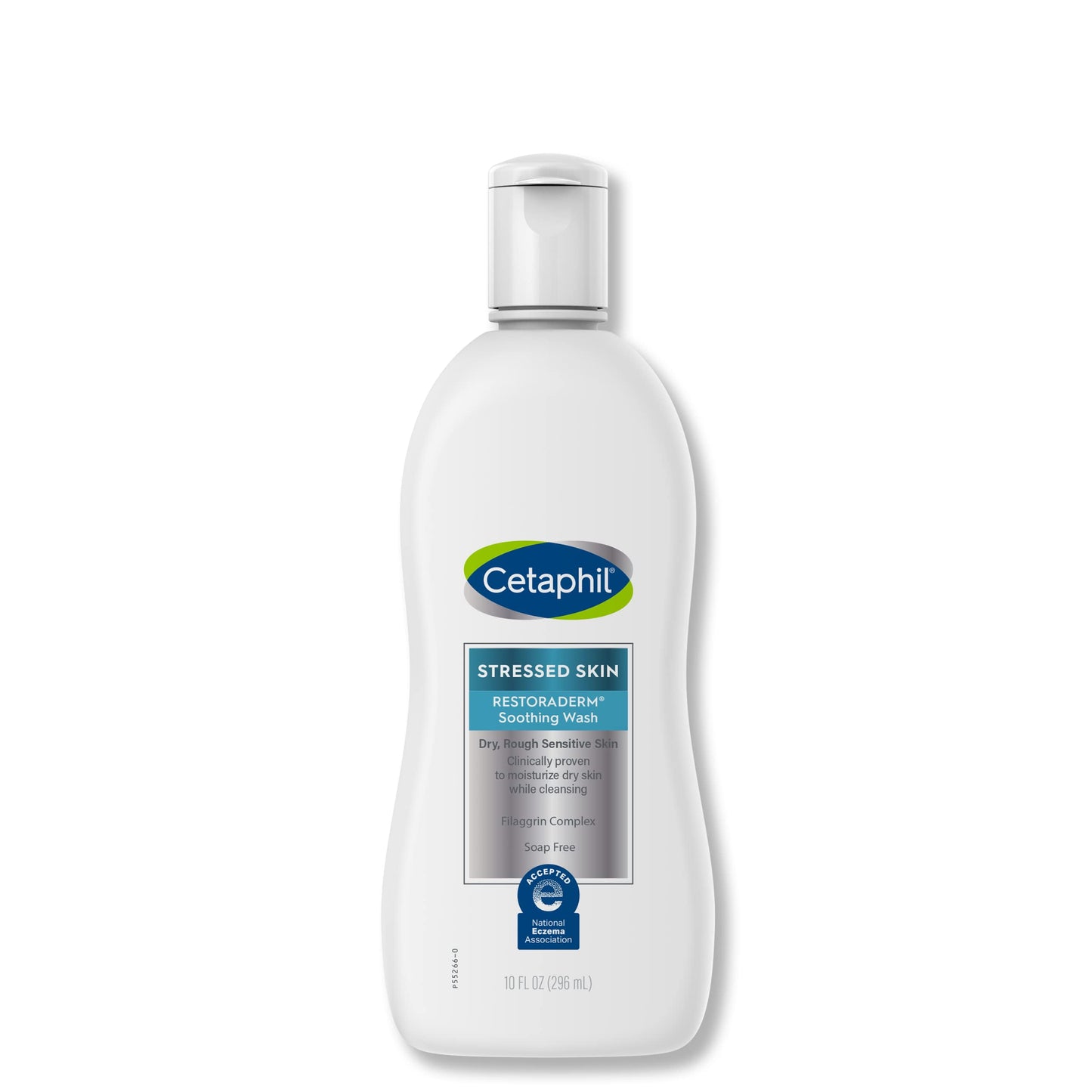 Cetaphil Restoraderm Soothing Wash, 10 Fl Oz, Soothes Dry, Stressed Skin, Hypoallergenic,