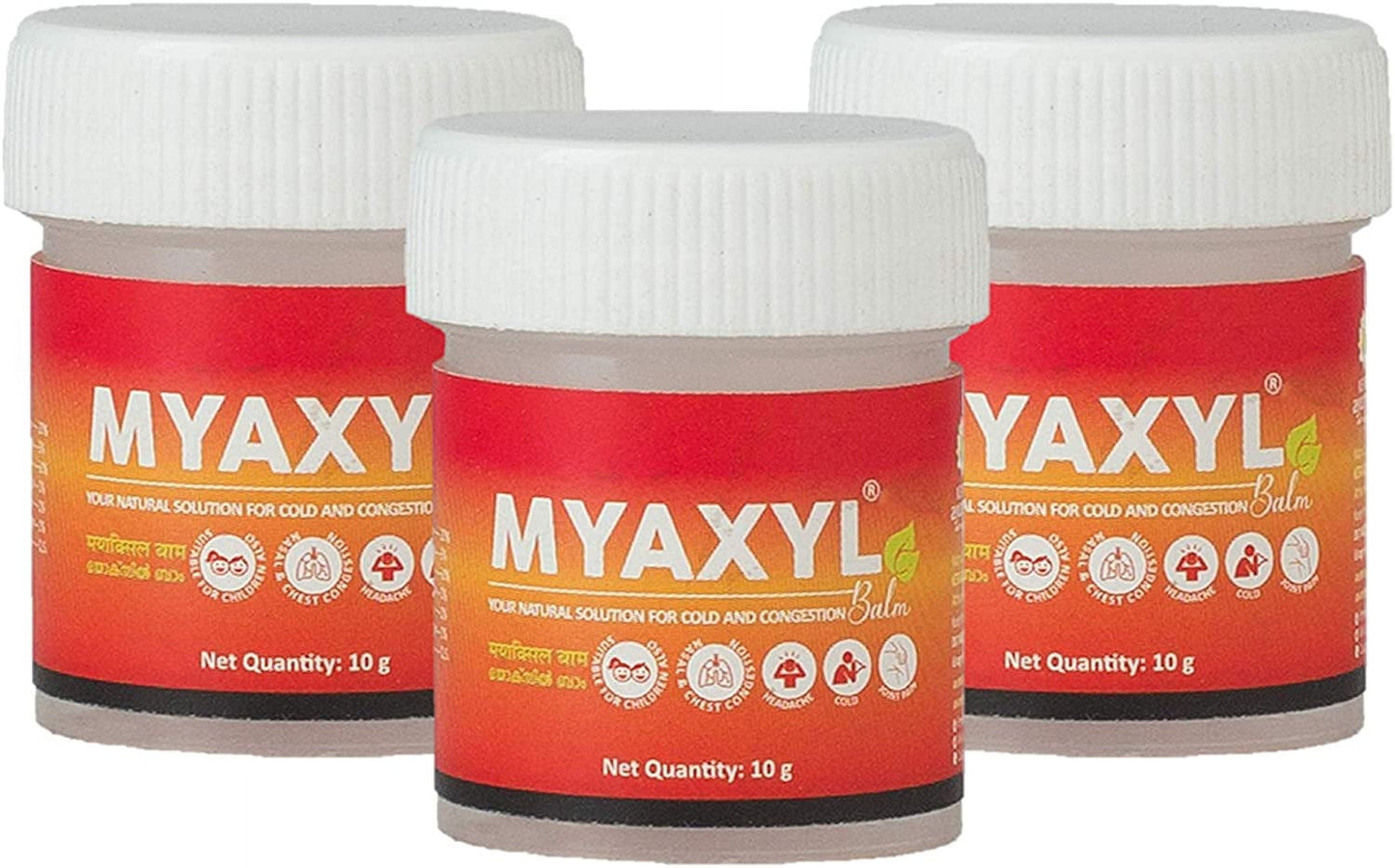 Kerala Ayurveda Myaxyl Balm - 10g (Pack of 3)