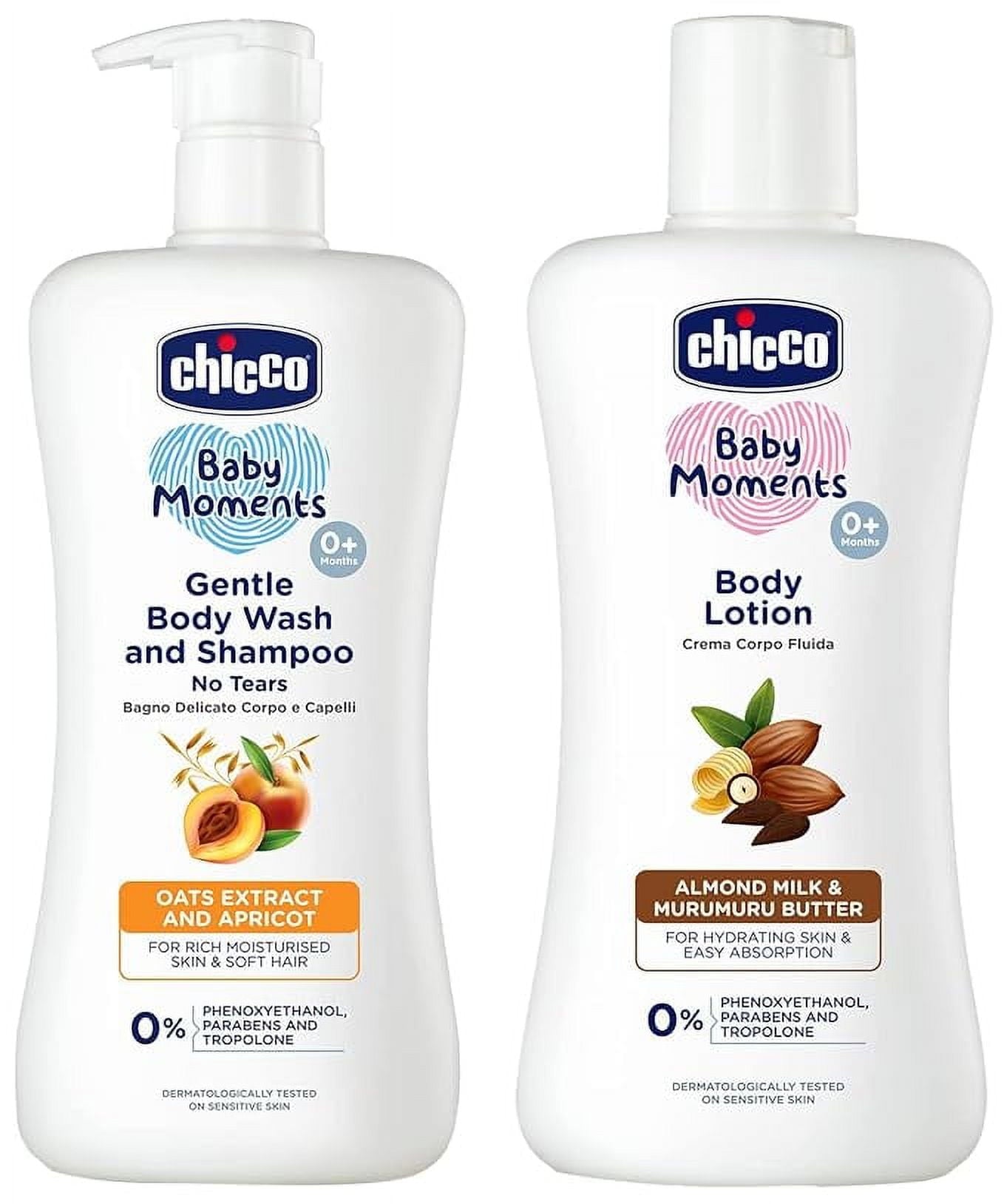 Chicco Gentle Bodywash & Shampoo 500Ml With BodyLotion 200Ml