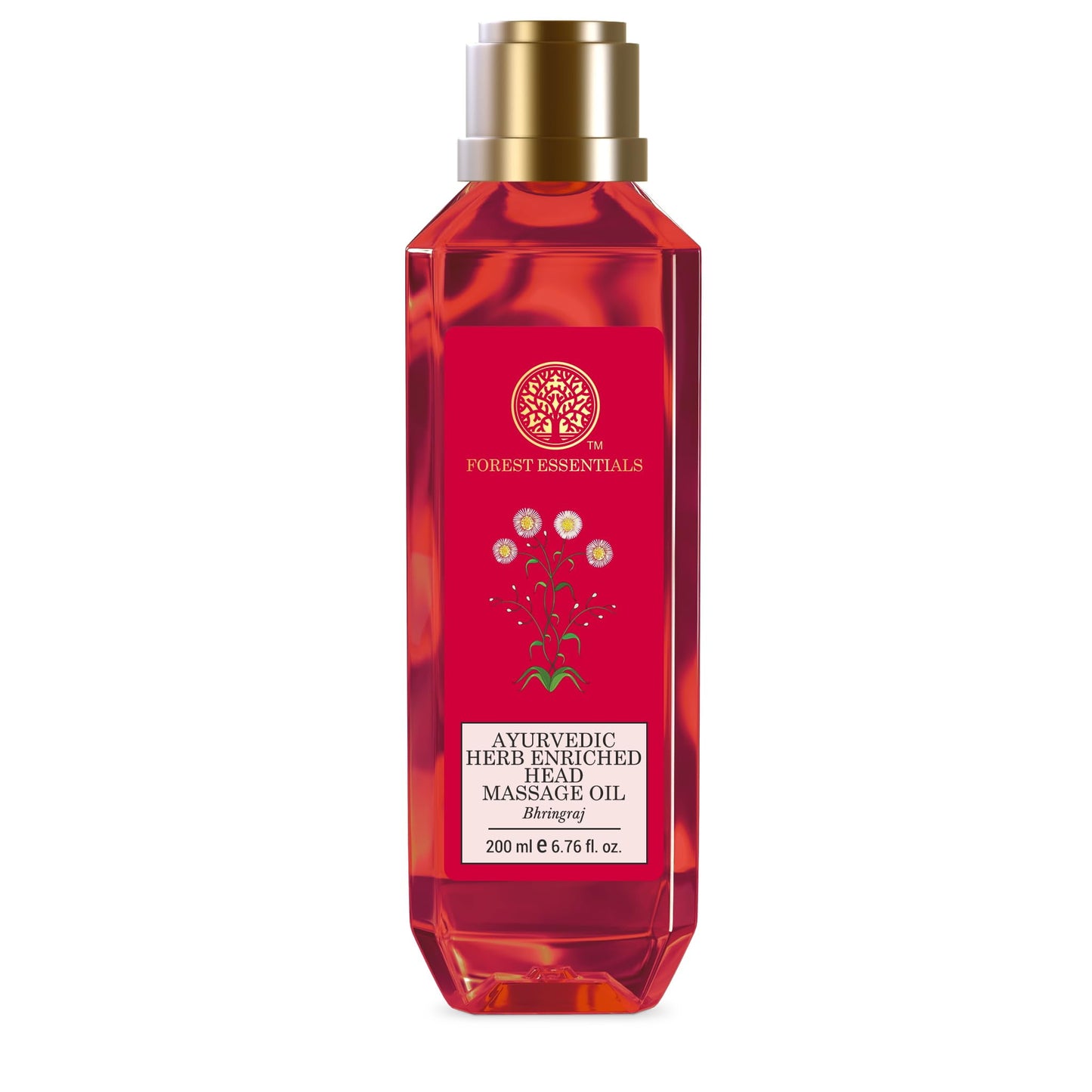 Forest Essentials Ayurvedic Herb Enriched Head Massage Oil Bhringraj| For Dandruff And Hai