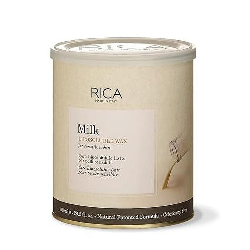 Rica Milk Liposoluble Wax for Sensitive Skin 800ml For Men & Women| Quick & Easy Tan Remov