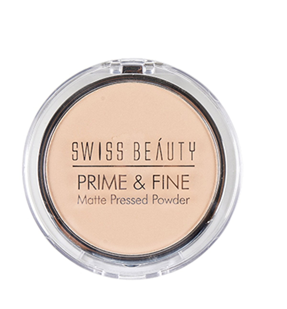 SWISS BEAUTY Prime & Fine Matte Pressed Powder For All Skin Types, Classic-Ivory, 8gm
