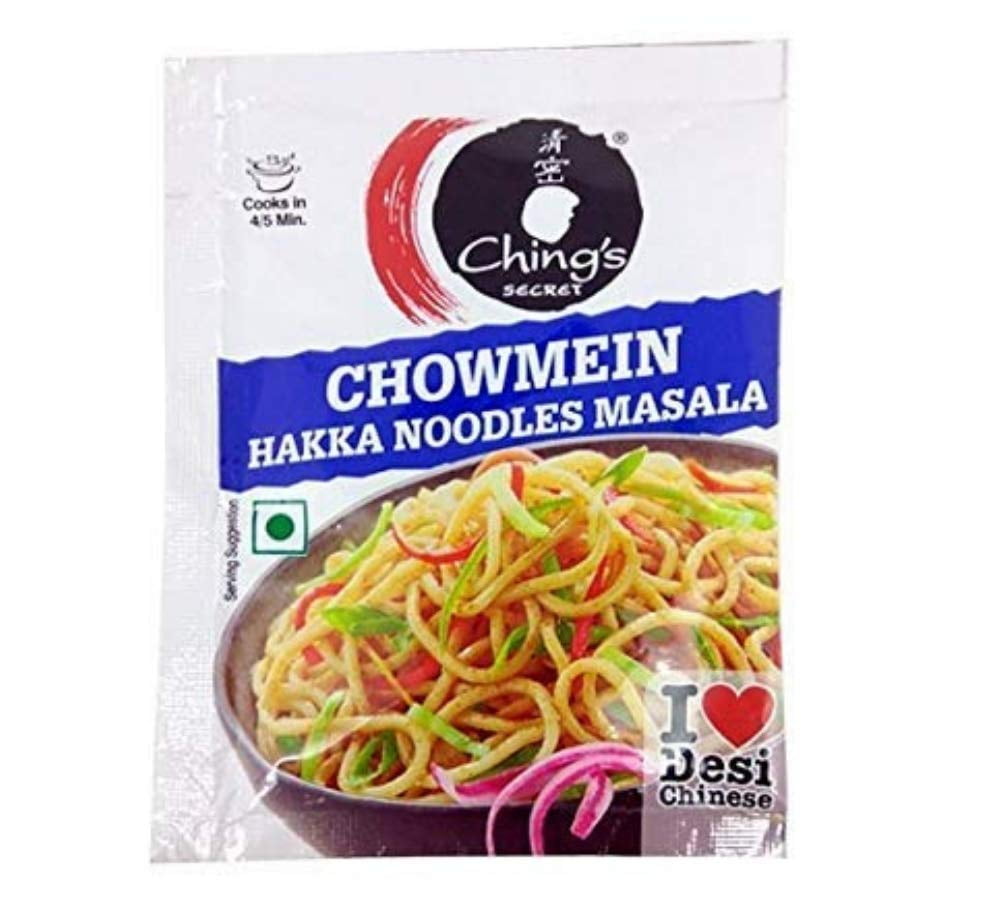 Chings Secret Chowmein Hakka Noodles Masala (Pack Of 10) Snacks