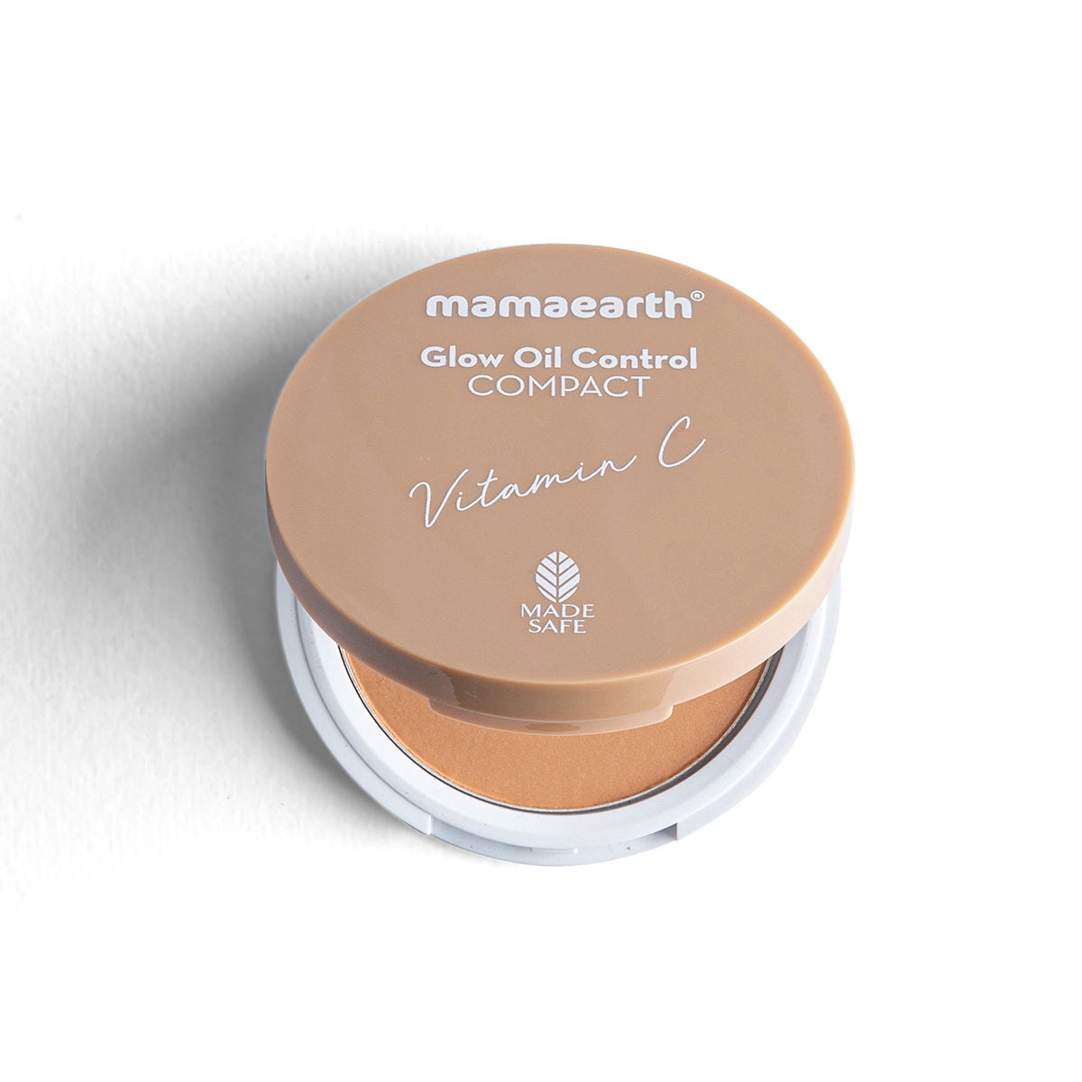 Mamaearth Glow Oil Control Compact SPF 30 With Vitamin C & Turmeric - Almond Glow