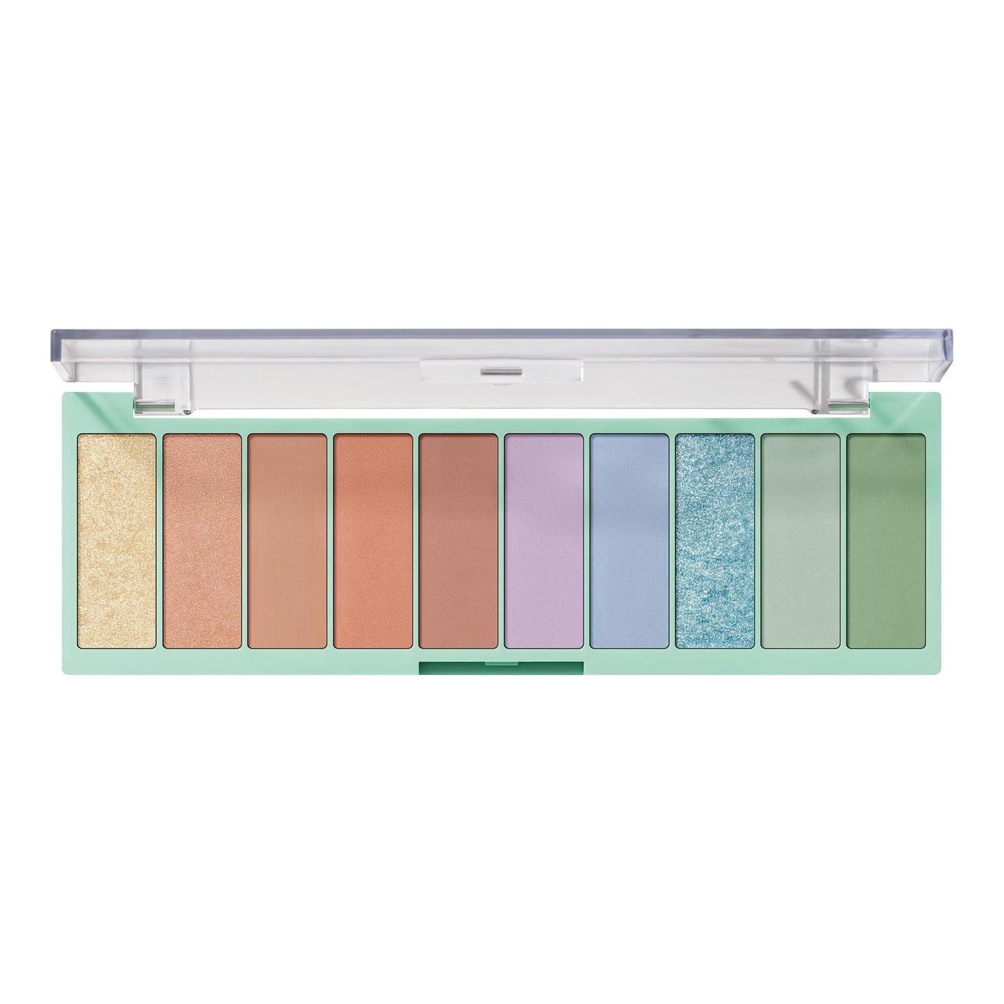 e.l.f. Perfect 10 Eyeshadow Palette, Ten Ultra-pigmented Bright Shades