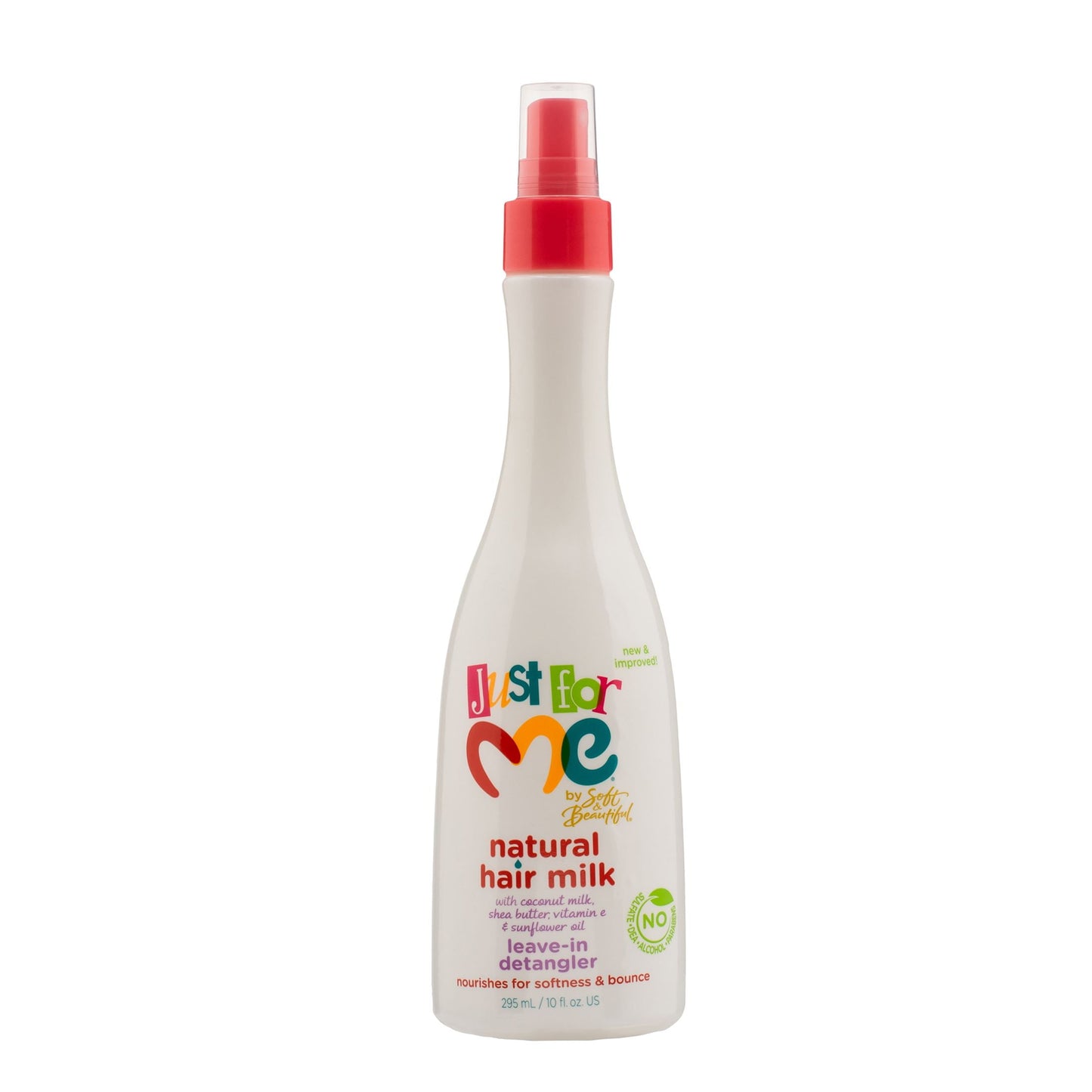 Just For Me Natural Hair Milk Moisturizing Hair Spray, 10 fl oz, for Kids, Unisex