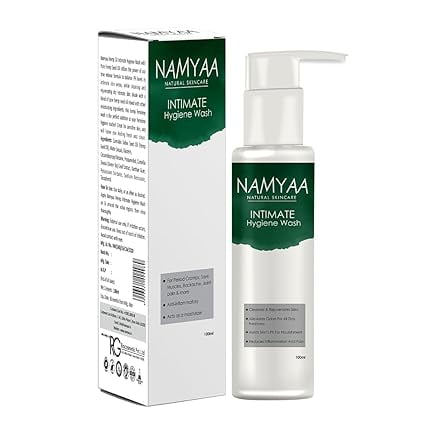 Namyaa Sensitive Intimate Hygiene Wash with Green Tea | Relieves Itching, Burning & Rednes