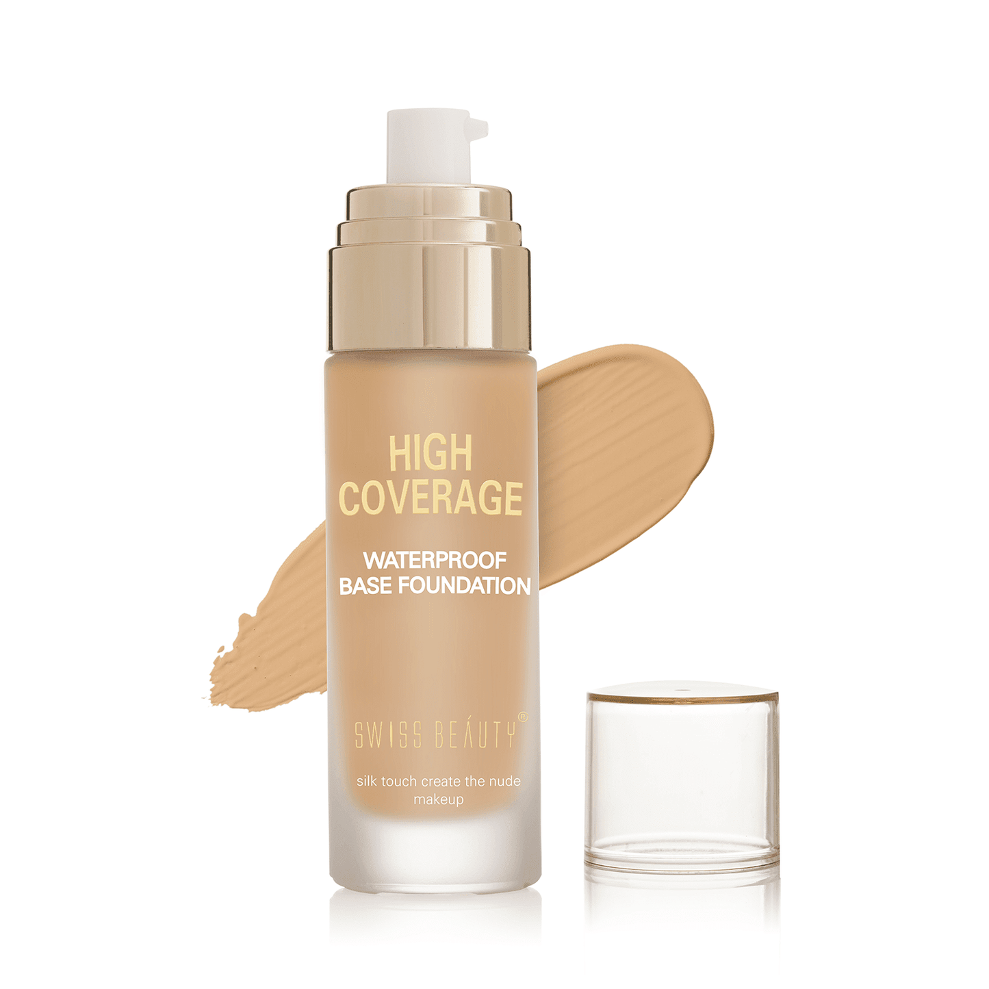 SWISS BEAUTY High Performance Foundation | Water-Resistant | Medium to Buildable Coverage
