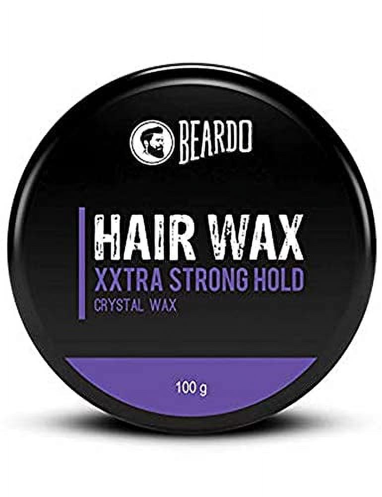 Beardo XXtra Stronghold Hair Wax, 100 gm | Crystal Hair Wax for Men | Glossy Finish | Hair