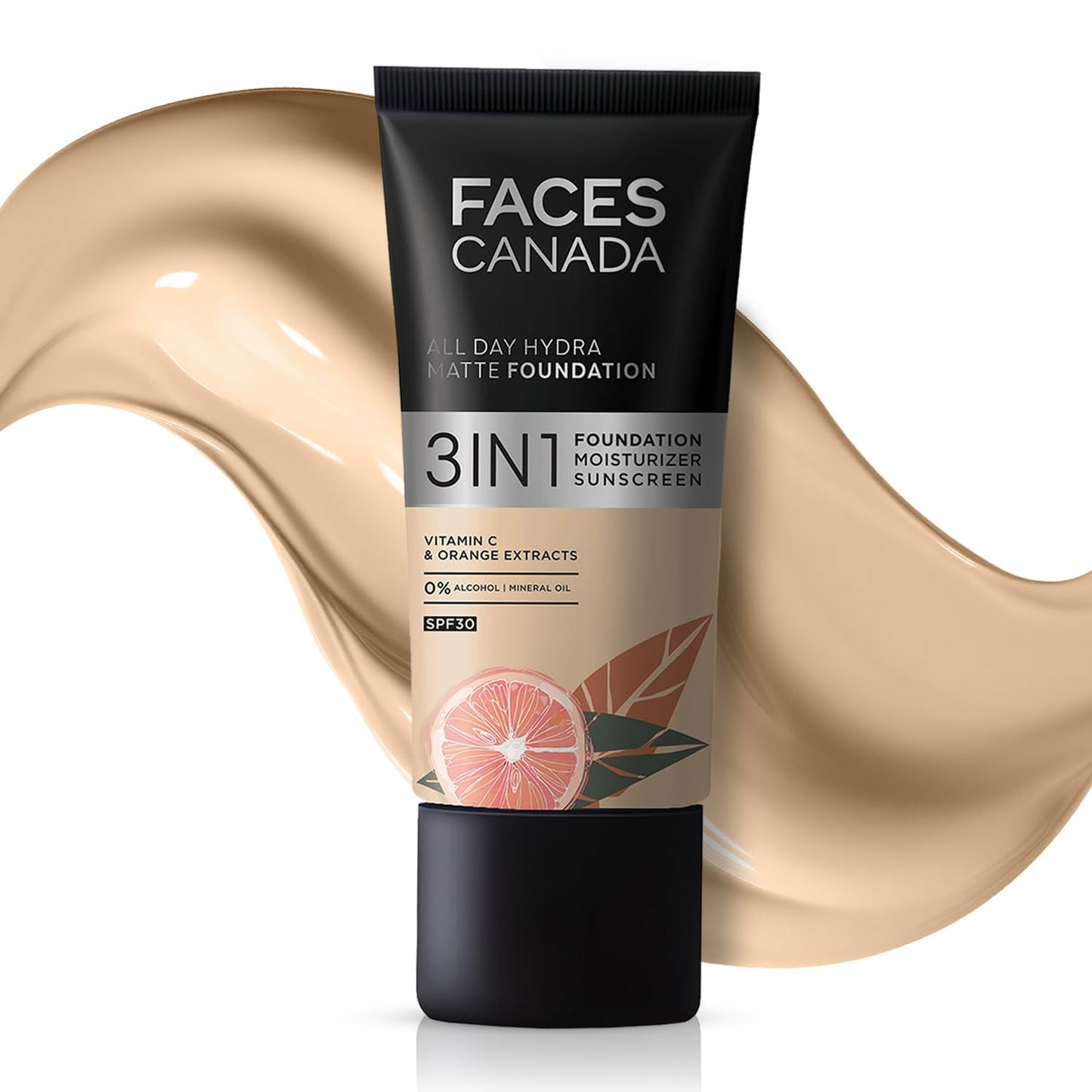 Faces Canada All Day Hydra Matte Foundation | Rich Ivory | 25ml