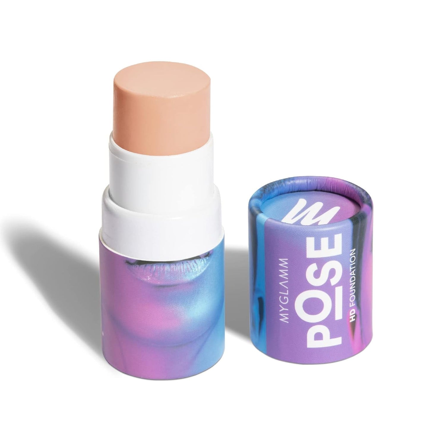 MyGlamm POSE HD Foundation Stick-Porcelain (Beige)-5.5 g| Skin-blurring Foundation Stick |